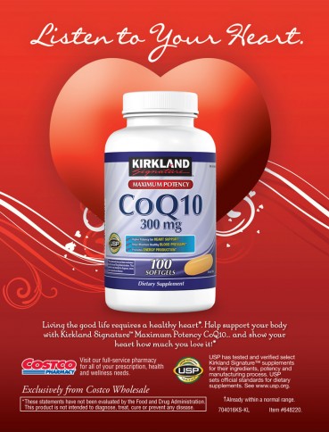 Kirkland Signature™ CoQ10 300 mg., 100 Softgels