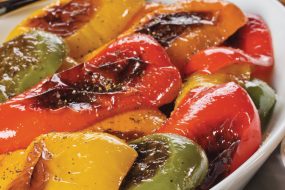 Warm Winter Sides: Rainbow Roasted Peppers