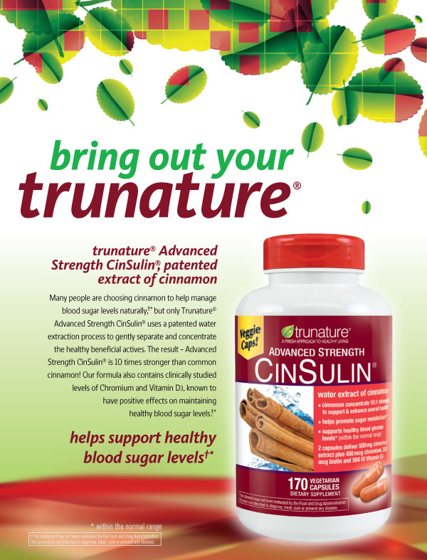Trunature® Advanced Strength CinSulin®, 170 Capsules Costco Free