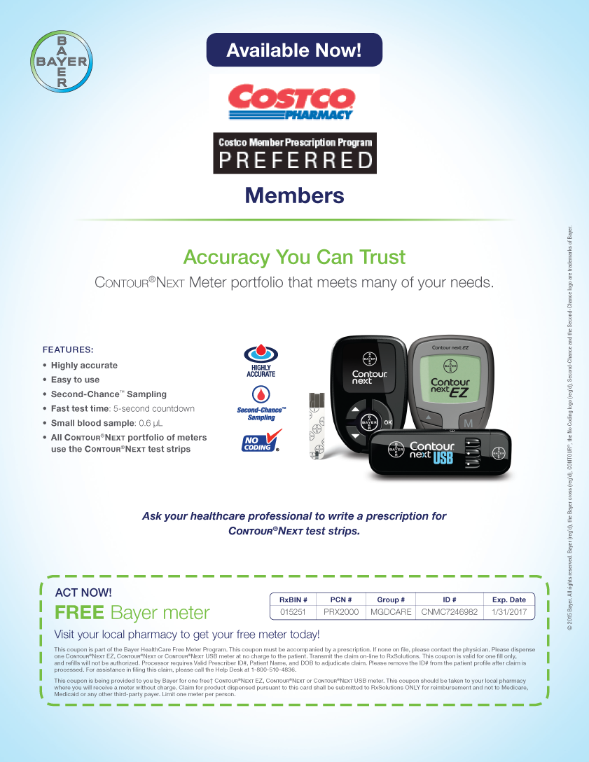 Free Bayer Contour®Next Meter Coupon - Winter 2016 Issue | CDiabetes