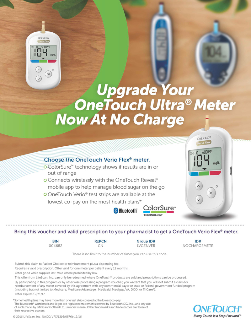 No Charge Meter Coupon Winter 2017 Issue CDiabetes Online