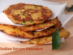 Indian Savory Pancakes