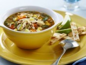 hot chicken cilantro soup