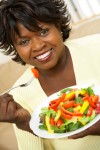 woman-eating-salad