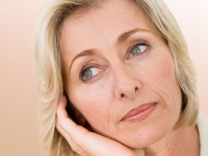depressed woman