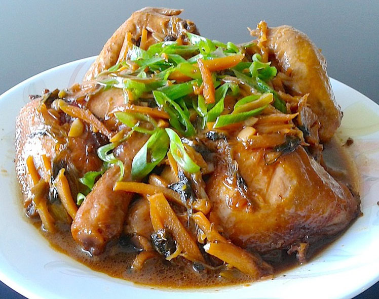 Hot Ginger Gravy Chicken Cardio and Diabetes Healthy