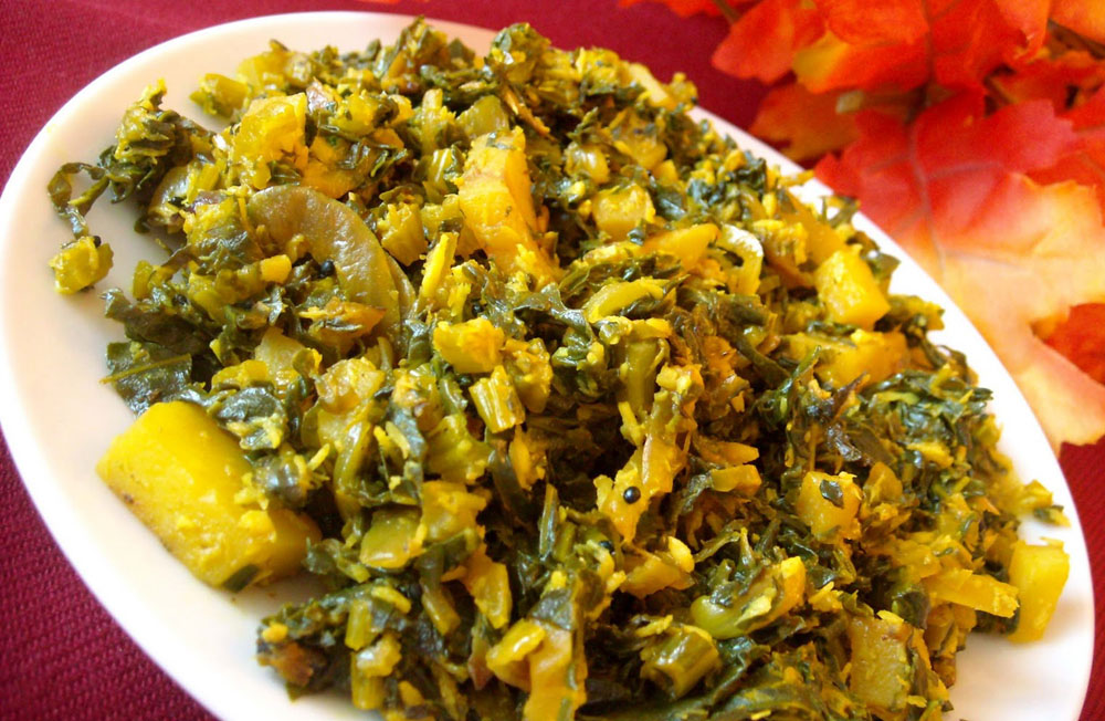 TurnipSpinach Fry Cardio and Diabetes Healthy Living
