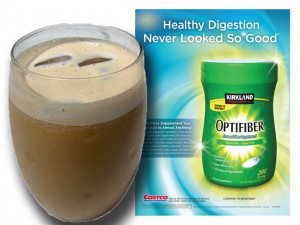 Iced Almond Coffee with Kirkland Signature™ OPTIFIBER™