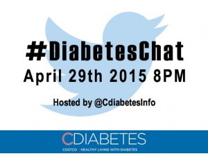 CDiabetes Twitter Chat April 29 2015 8pm