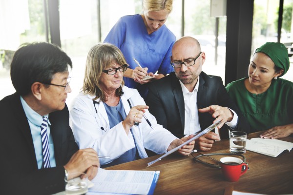 Doctor Meeting Teamwork Diagnosis Healthcare Concept